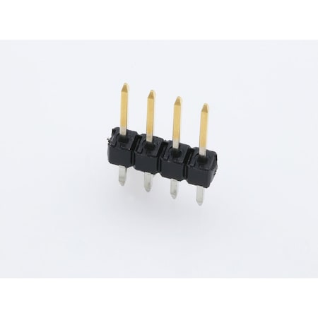 Molex Board Connector, 4 Contact(S), 1 Row(S), Male, Straight, 0.1 Inch Pitch, Solder Terminal, Receptacle 22284044